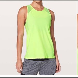 Lululemon | Size 6 | For the Run Tank Top Clear Mint Sleeveless Athletic Workout
